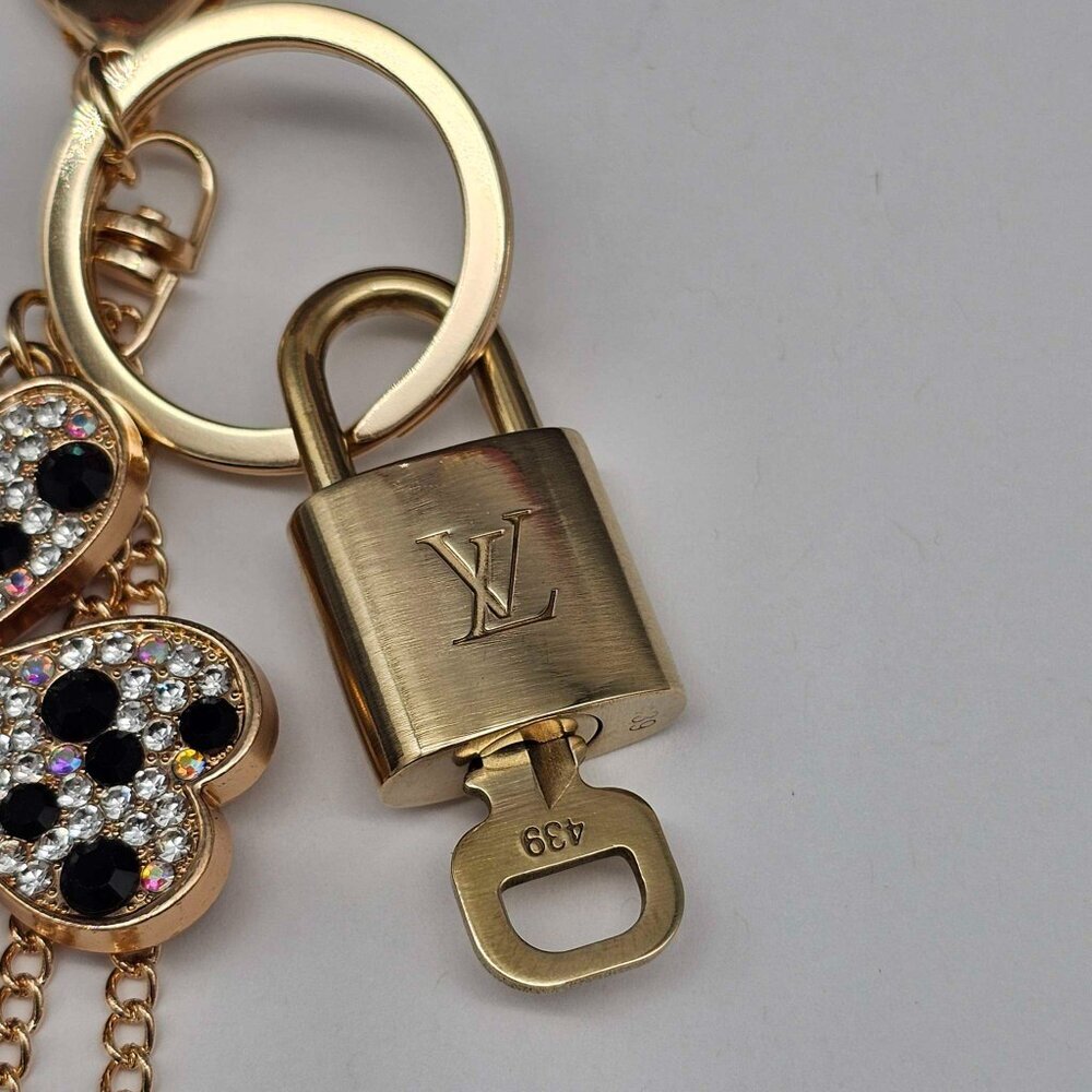 Authentic Louis Vuitton Lock & Key with unbranded Bagcharm, Keycharm, Keychain - Picture 5 of 10